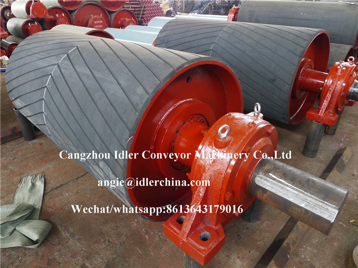 herringbone rubber lagging