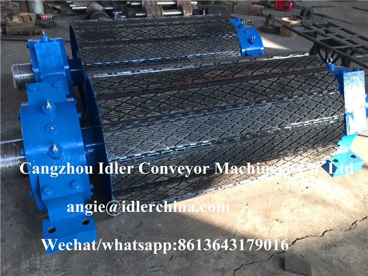 replacable karét coated conveyor katrol (2)