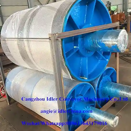 Carbon Steel Cingulum Conveyor Pulley Manufacturer